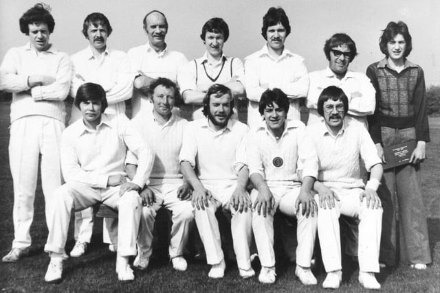 Colton CC whom played in the Leeds League. Back row, from left, are Michael Galley, Michael England, Bill Shaw, Steve Field, Robert Horner, Peter Eckersley and Martin Horner (scorer). Front row, from left, are Roy Temple, Gordon Kirby, Daryl McManus (captain), Nicholas Ryder and David Ryder.