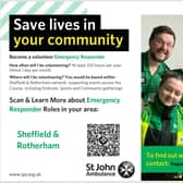 St John Ambulance recruiting emergency responders