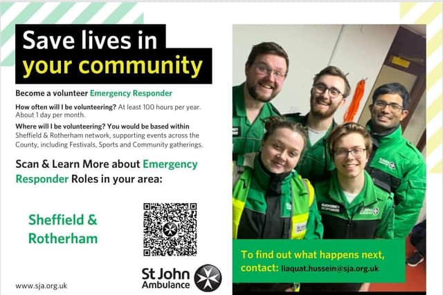 St John Ambulance recruiting emergency responders