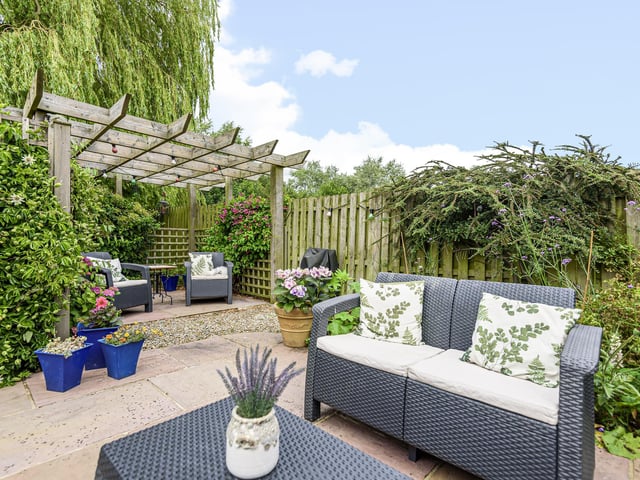 Landscaped gardens include areas for sitting out during the warmer months.