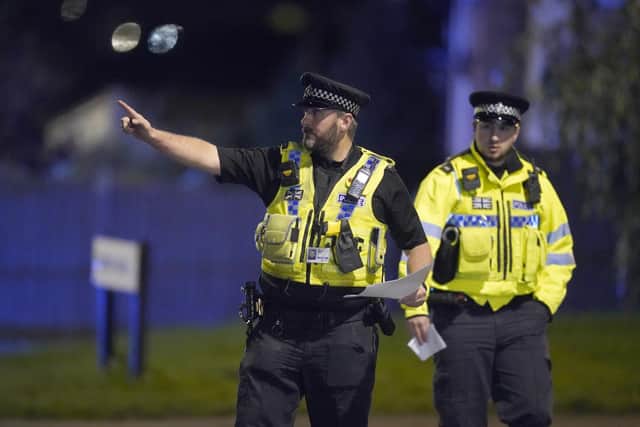 West Yorkshire Police said officers were called just before 3pm on Tuesday to reports of an assault, and witnesses said an air ambulance landed nearby. Photo: Danny Lawson/PA Wire
