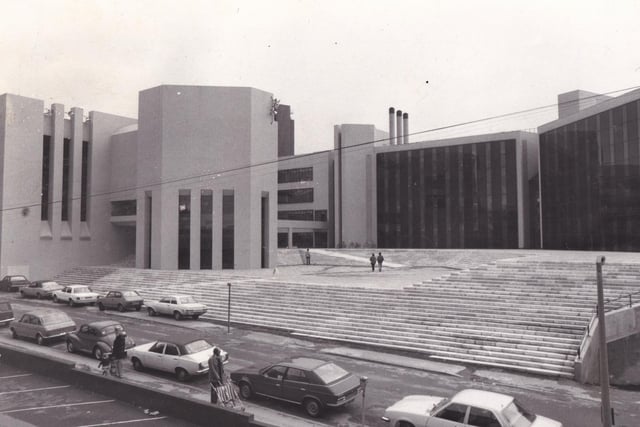 The new Leeds Polytechnic building near the Merrion Centre in May 1970.