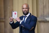 Jamie Jones-Buchanan has collected his MBE. Image: Kirsty O'Connor/PA Wire