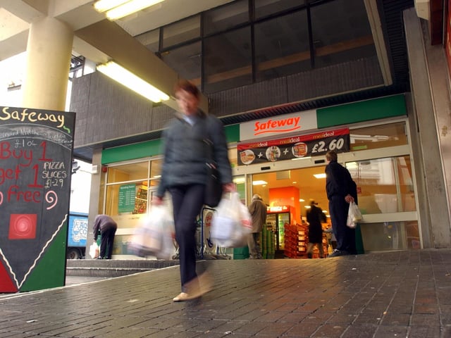 Did you shop here back in the day? Safeway's city centre store pictured in March 2004.