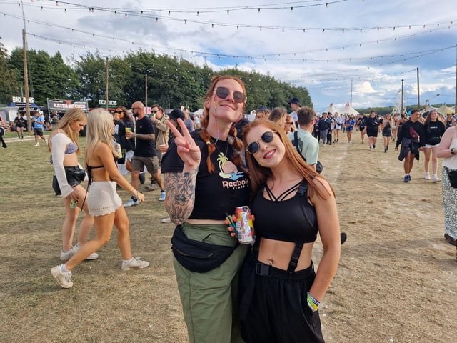 The sun was shining as people enjoyed the second day of Leeds Festival 2023.