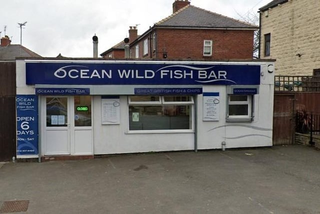 Ocean Wild Fish Bar in Town Street, Gildersome, was rated on February 9