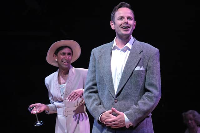 Deven Modha and Simon Darwen in Handbagged - about the meetings between the late Queen and her Prime Minister Margaret Thatcher (credit: Tony Bartholomew)
