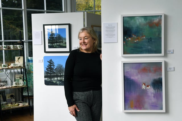 Pictured Catriona Moore is in charge of the exhibition.