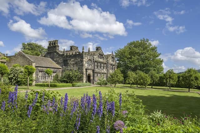 The South West Front of East Riddlesden Hall.