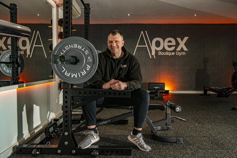 Apex Boutique Gym, in Lidgett Hill, Pudsey, opened last year to the delight of personal trainer Terry Gilchrist - whose childhood dream was to launch his own space. He built it up through three years of hard work, purchasing each piece of equipment item by item.