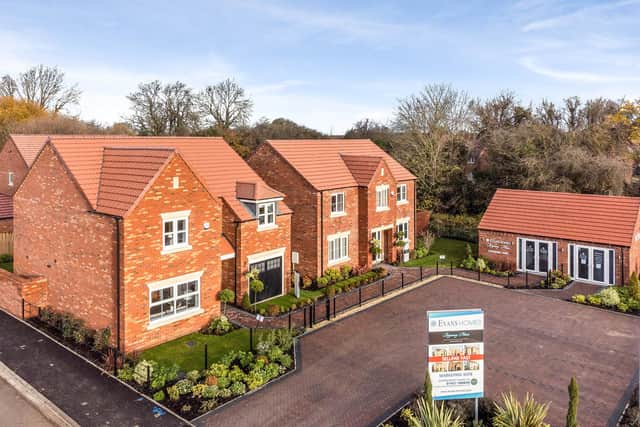 House types to feature in the new Tockwith village development.