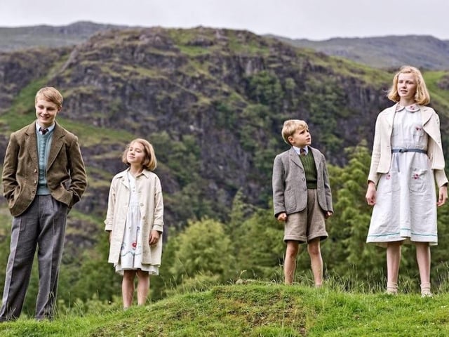 Plot: Four children holidaying in the Lake District sail over to a nearby island in their boat Swallow to camp for a few days. However, they soon realise that they have encroached on the territory of the Blackett sisters aka the Amazons. Where in the district: Wintersett Reservoir. Where to watch: Sky Store