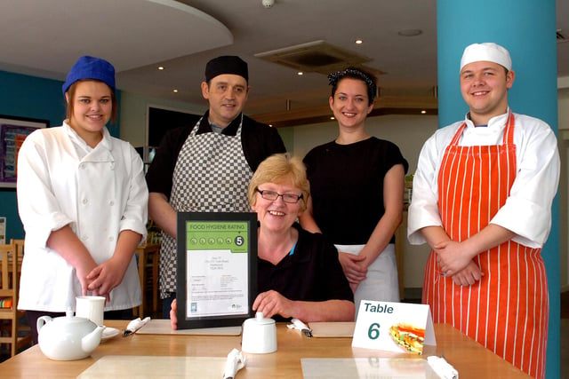 Cafe One77 was awarded a five-star food hygiene rating when this photo was taken in 2012.
