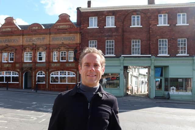 Michiel Brouns at Westgate in Wakefield, where several buildings have been restored using Brouns &amp;