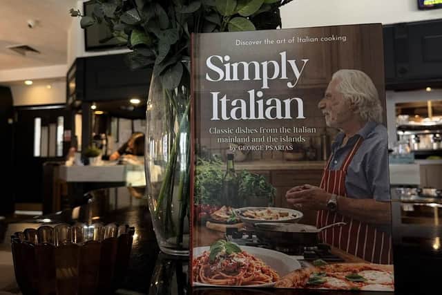 Simply Italian by George Psarias is available to purchase on Amazon in e-book, paperback and hardback formats.