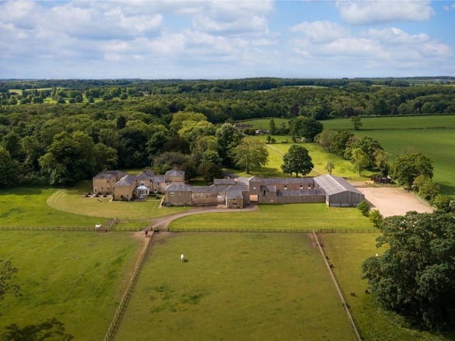 Certainly the oldest part of the estate, the main house has clearly been extended and improved over its 400 year history, receiving a grander façade and larger wings built from the same local sandstone sourced from a nearby quarry.