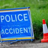 The crash happened earlier today