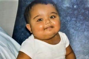Pictured is Akash, Tina Suryavansi's son, as a child. He underwent a kidney transplant in 2004 and later in 2015.