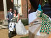 Leeds United fan's Whites-themed wedding from arriving on Bielsa scooter to cutting peacock cake