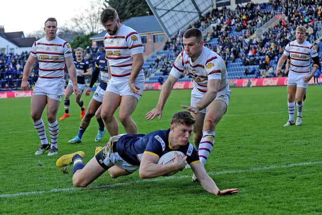 Morgan Gannon is due to get some game time for Rhinos' reserves. Picture by Steve Riding.