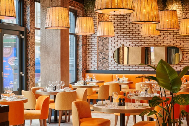 The Boar Lane restaurant was designed by acclaimed international restaurant designer Bernard Carroll