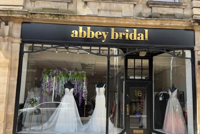 The bridal shop suddenly closed earlier this month.