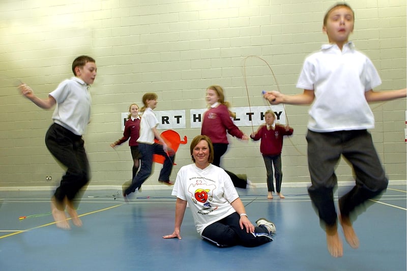 This skipathon at the school looked like great fun in 2006. Did you take part?