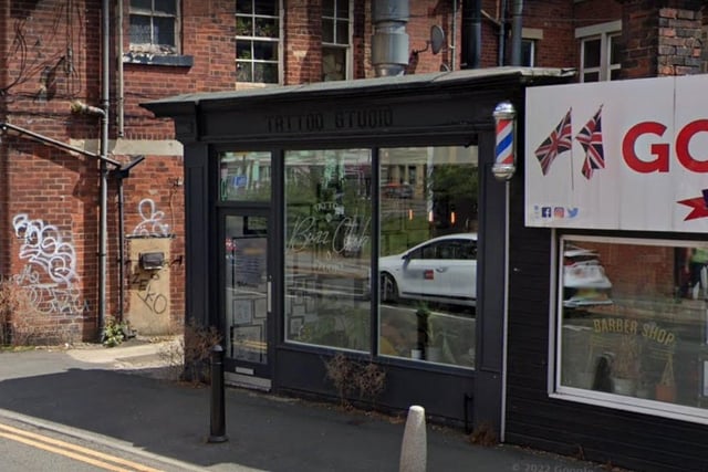 Buzz Club Tattoo Studio, in Hyde Park Road, has a rating of 4.9 out of five from 607 Google reviews.