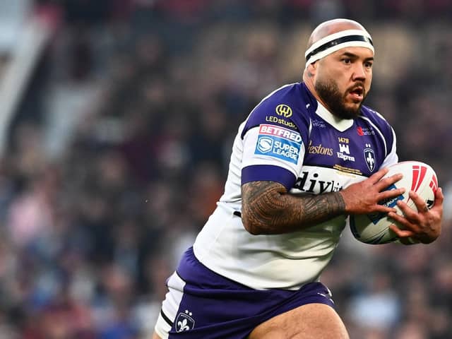 Wakefield Trinity Grand Final winner Jazz Tevaga will represent Samoa at the World Cup. Picture by Olly Hassell/SWpix.com.
