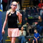 Sienna on the court.