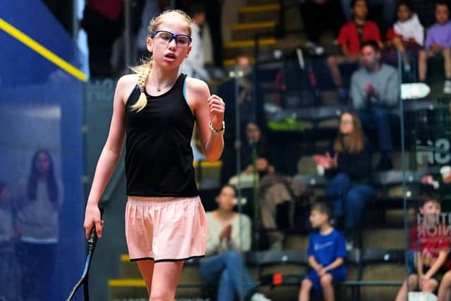 Sienna on the court.
