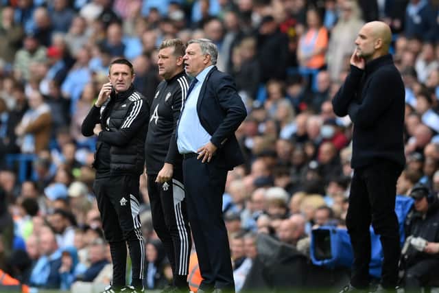 RESCUE BID - Karl Robinson and Robbie Keane arrived at Leeds United with Sam Allardyce as part of a four-game rescue bid to try and save the club's Premier League status. The trio were 'devastated' when relegation was confirmed, says Robinson. Pic: Getty