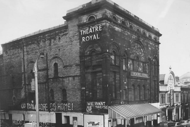 Huddersfield's Theatre Royal in March 1961.