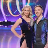 Former Leeds gymnast Nile Wilson and his skating partner Olivia Smart were one of the first six couples to perform on Dancing On Ice 2023 (Photo: Jonathan Brady/PA Wire)