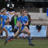 Seventeen-year-old stand-off Fergus McCormack, seen in pre-season action against Bradford Bulls, is tipped as a star of Leeds Rhinos' future. Picture by Steve Riding.