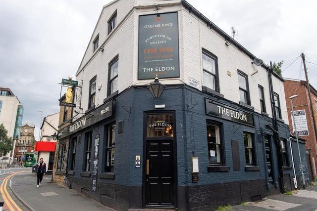 The 12th stop on the run is The Eldon, where you’ll be greeted by a lovely wooden floor, mahogany bar, and lively crowd of students and regulars.
Address: 190 Woodhouse Ln., Woodhouse, Leeds LS2 9DX