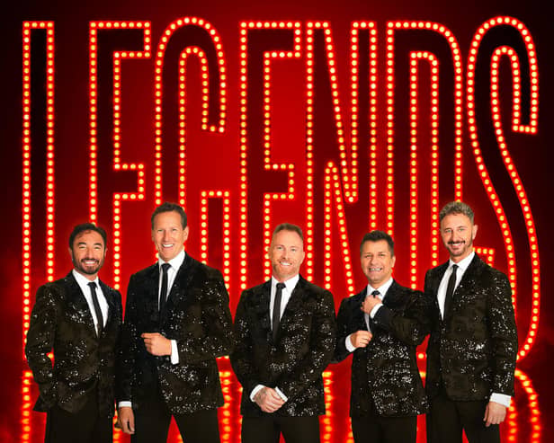Strictly legends: Vincent Simone, Brendan Cole, James Jordan, Pasha Kovalev and Ian Waite.
