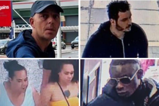These people are wanted over a variety of crimes in the Leeds area