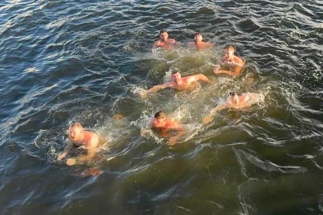 Taking the plunge.