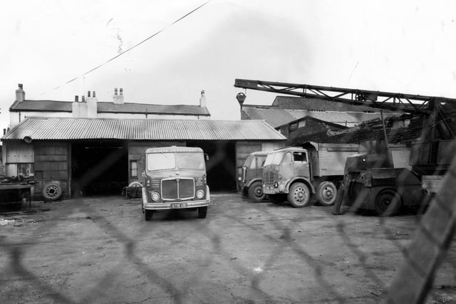 This haulage yard lay between Branston Street and 136 Jack Lane. It was the business of A. One Transport (Leeds) Ltd. Pictured in July 1964.