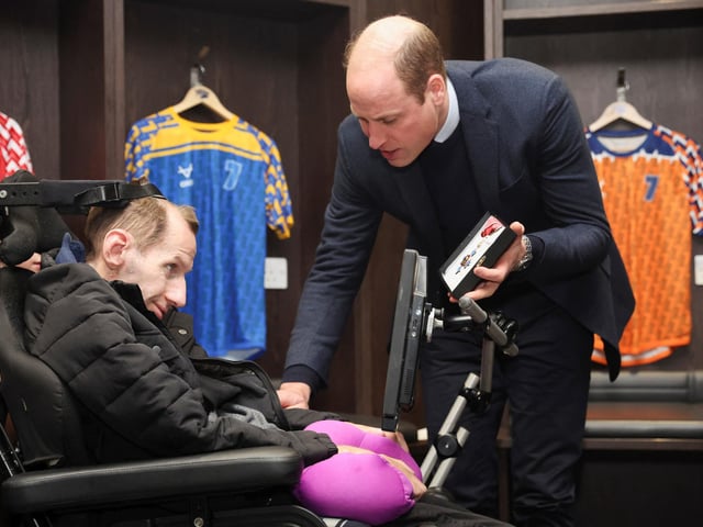 William told Burrow: “The most amount of thank yous and congratulations for all the inspirational work you’ve done Rob, you’ve been amazing and everyone’s so proud of you.

“We’ve been following your case and all the money you’ve been raising, and you’re changing people’s lives with MND.”