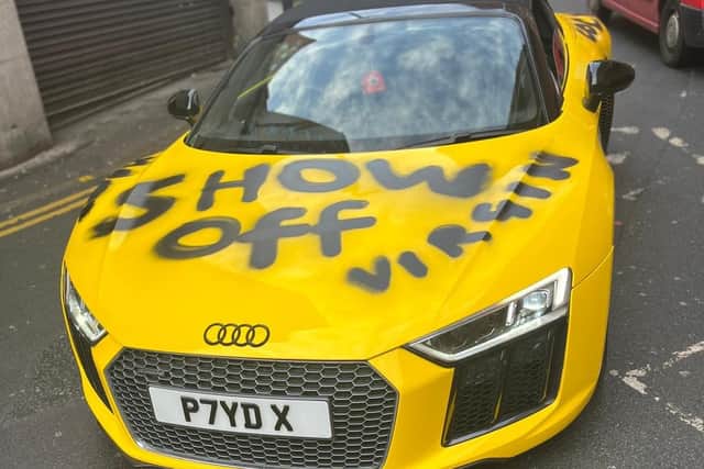 Waseem Khan had parked his car, which he paid £100,000 for, in Leeds overnight.  Image: Waseem Khan