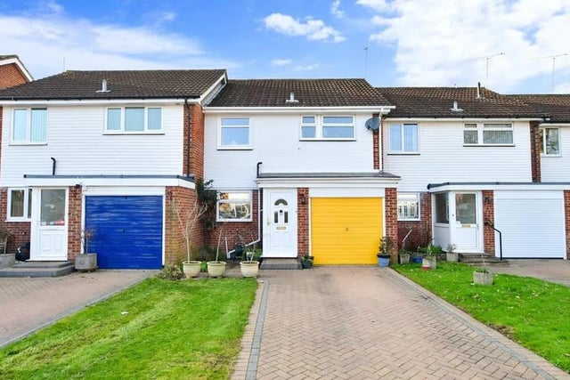 This three bedroom terraced house in Elstead Gardens, Widley, Waterlooville, is on sale for £325,000. It is listed by Cubitt & West - Waterlooville.