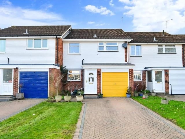 This three bedroom terraced house in Elstead Gardens, Widley, Waterlooville, is on sale for £325,000. It is listed by Cubitt & West - Waterlooville.