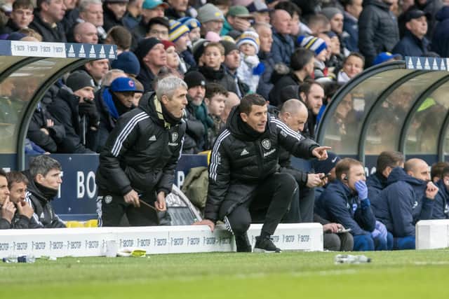 Leeds United v Brighton and Hove Albion- Premier League at Elland Road Stadium, Leeds
Photograph by Tony Johnson, 11 March 2023.
Leeds head coach Javi Gracia.