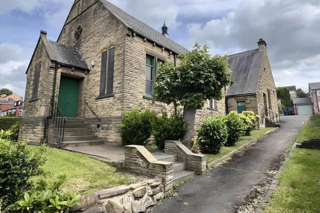 The church and Sunday school at Smithies, Barnsley, up for sale next month with Sheffield auction house Mark Jenkinson