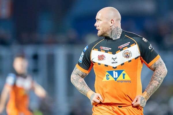 Nathan Massey has recovered from a knee injury and is included in Tigers' initial squad to face Warrington. Picture by Allan McKenzie/SWpix.com.