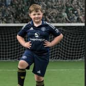 Despite all the challenges he has faced, little ‘miracle’ Louie Clark, is back on the pitch to take up his beloved hobby again.
