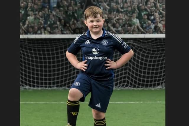 Despite all the challenges he has faced, little ‘miracle’ Louie Clark, is back on the pitch to take up his beloved hobby again.