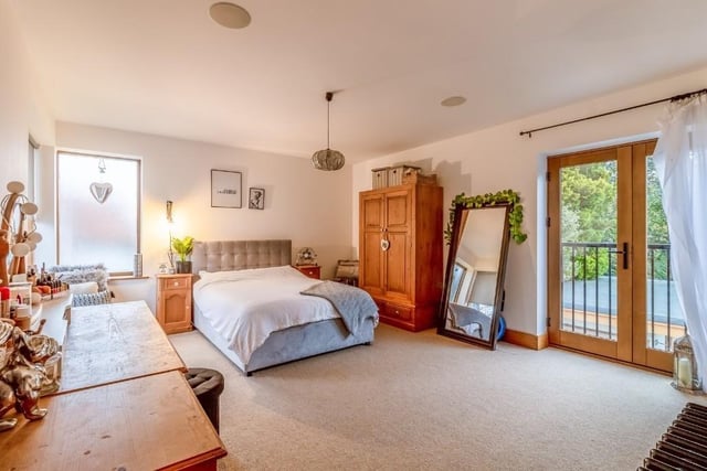 Two of the five bedrooms within the house have Juliet balconies, and en suite facilities.